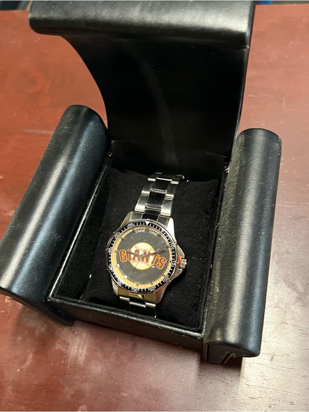 NEW Game Time San Francisco Giants Ladies Stainless Steel Watch Silver